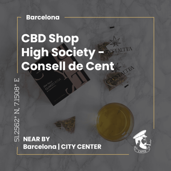 CBD Shop Barcelona, High Society Consell de Cent