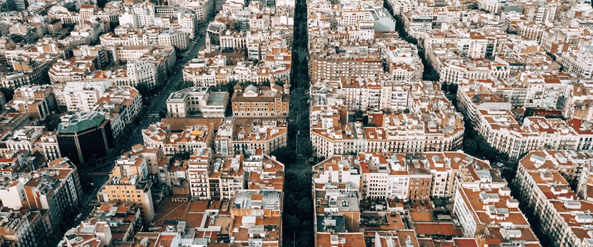 Barcelona City view, from the top