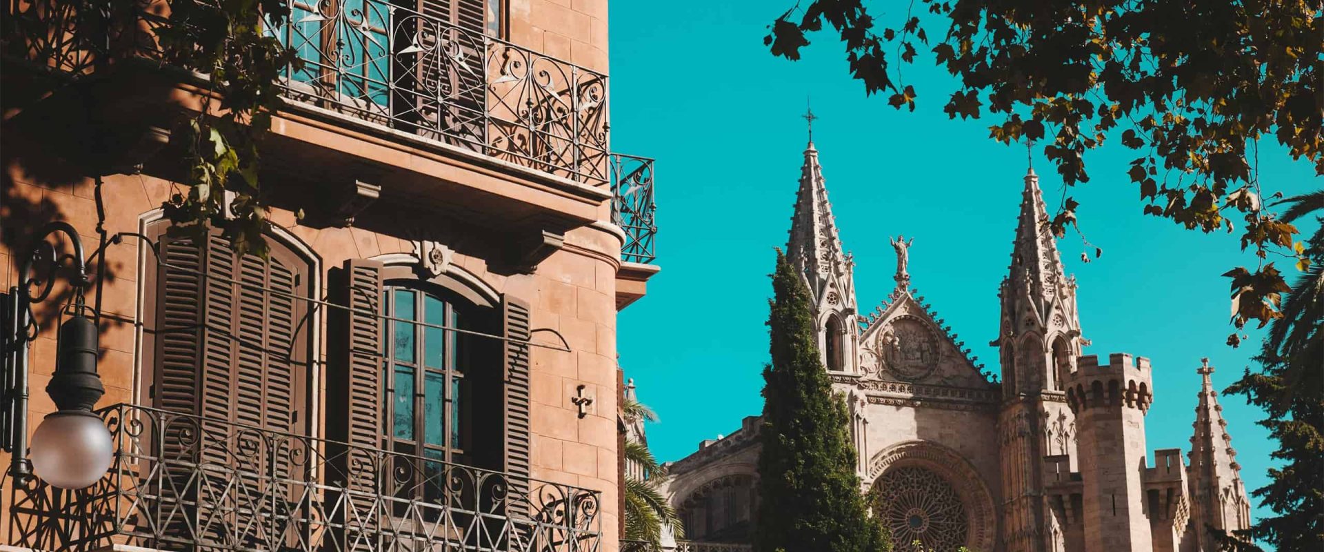 View on Church in Mallorca, Social Club Mallorca